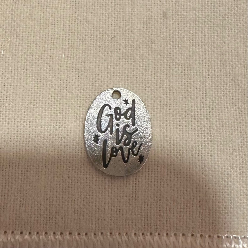 James Avery RETIRED “God is love” charm